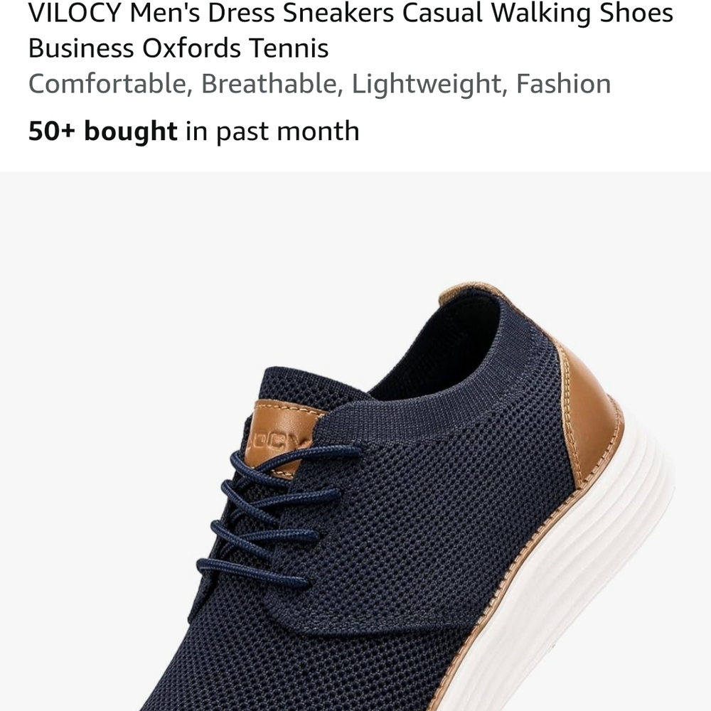 Men's Black and Brown Casual Sneakers